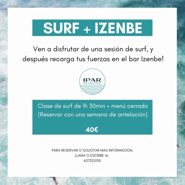 Surf + Izenbe, planazo ideal para cuadrillas - Ipar Surf Eskola
