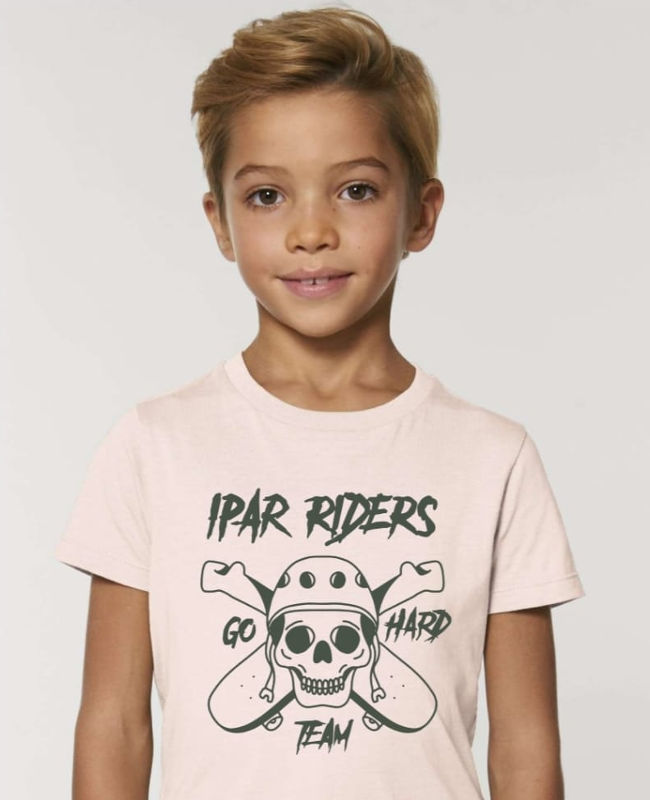 Camiseta Infantil Ipar Riders Go Hard Team - IPAR Escuela de Surf Y Skate en DEBA y EIBAR Pais Vasco