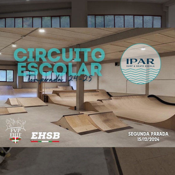 Segunda parada del circuito escolar de Skate en Ipar el 15 de diciembre de 2024