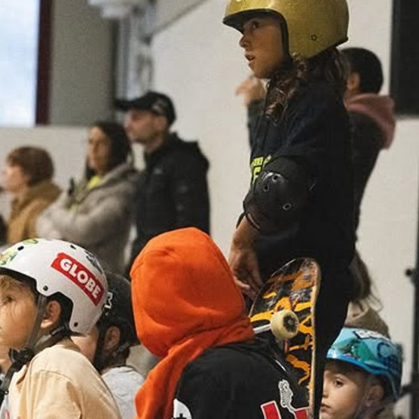 Buen ambiente en la segunda parada del circuito escolar de skate