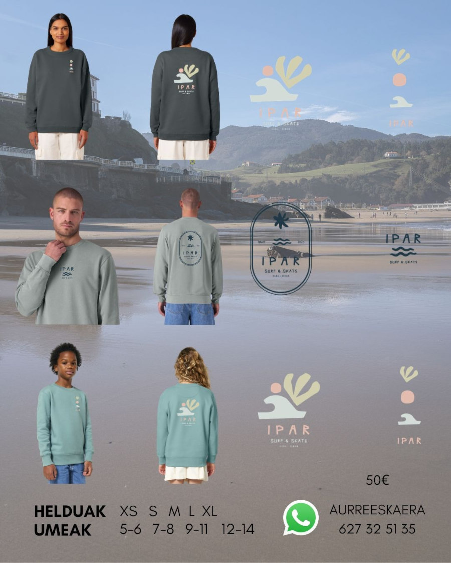 Sudaderas de la nueva colección de verano de Ipar