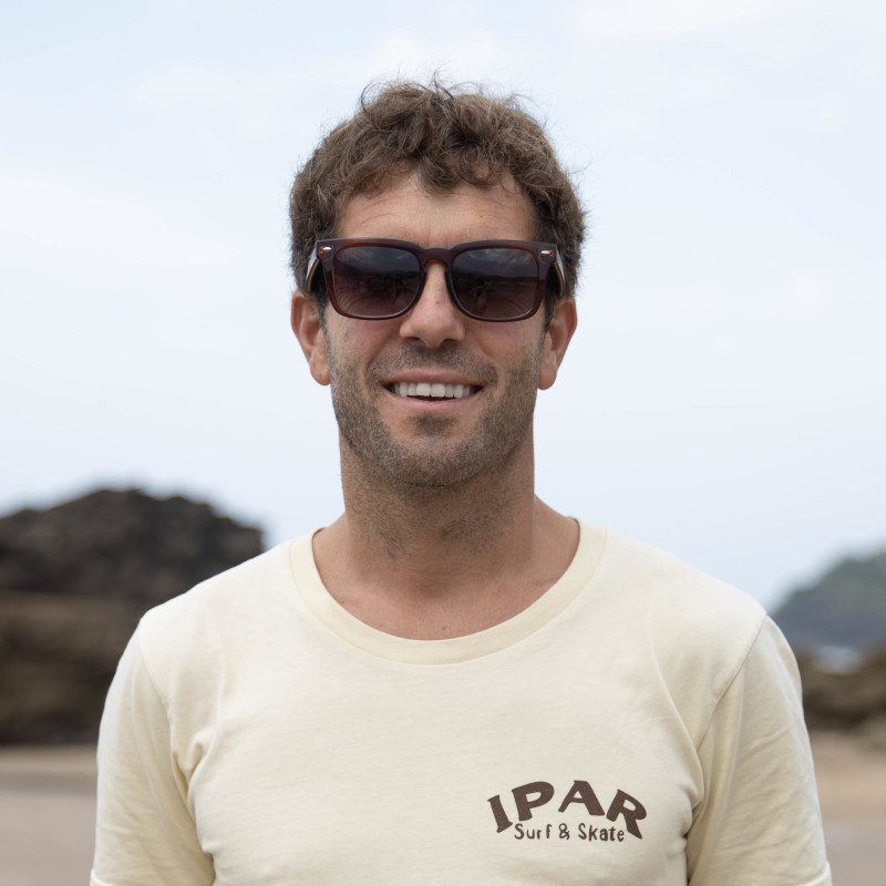 Ander Alberdi, monitor de surf y fundador Ipar Surf Skate Eskola